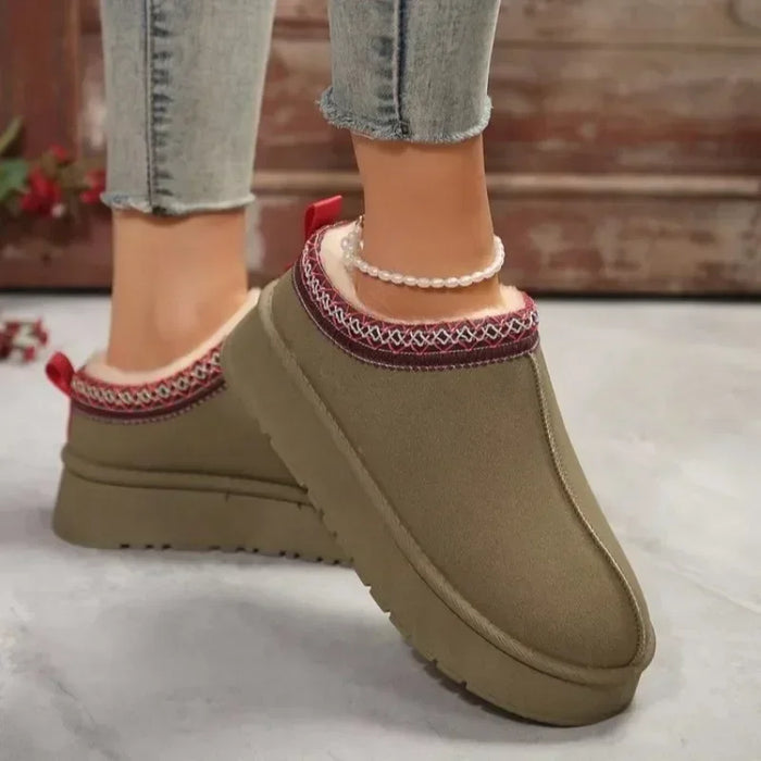 VELVERA Dames Chelsea Boots met warme stijlvolle voering