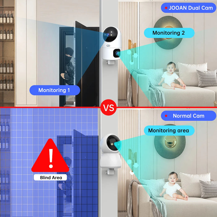 SecurePro WiFi Camera | 3MP Resolutie | Kleuren Nachtzicht | Tweeweg Audio