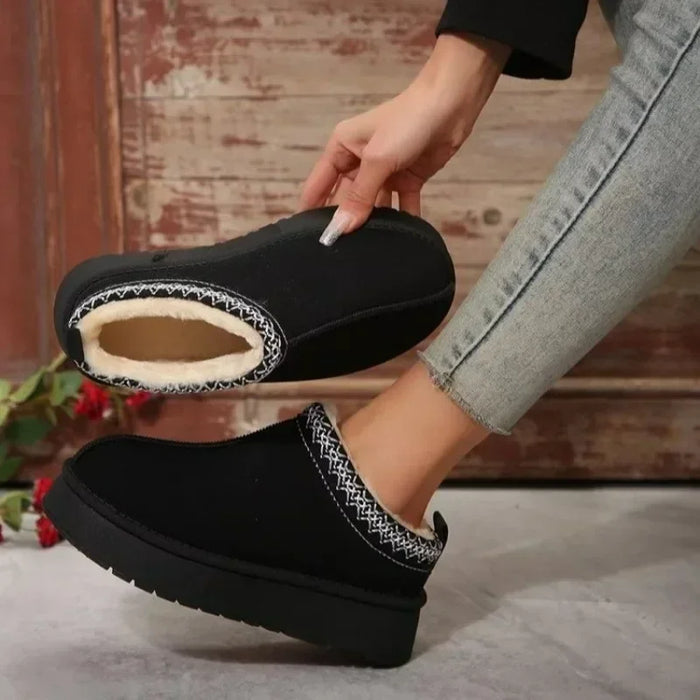 VELVERA Dames Chelsea Boots met warme stijlvolle voering