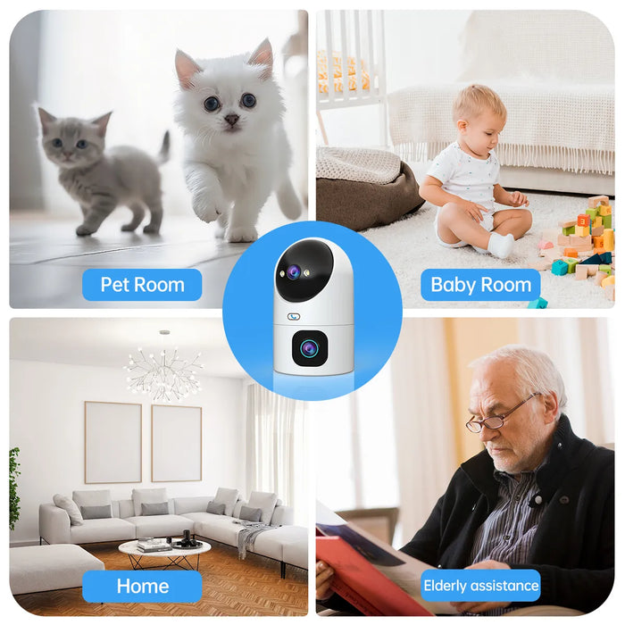 SecurePro WiFi Camera | 3MP Resolutie | Kleuren Nachtzicht | Tweeweg Audio