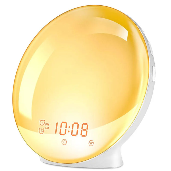 LumiRise | Wake-up Light Wekker | Kleurverandering & FM Radio | Kalender & Tijdweergave