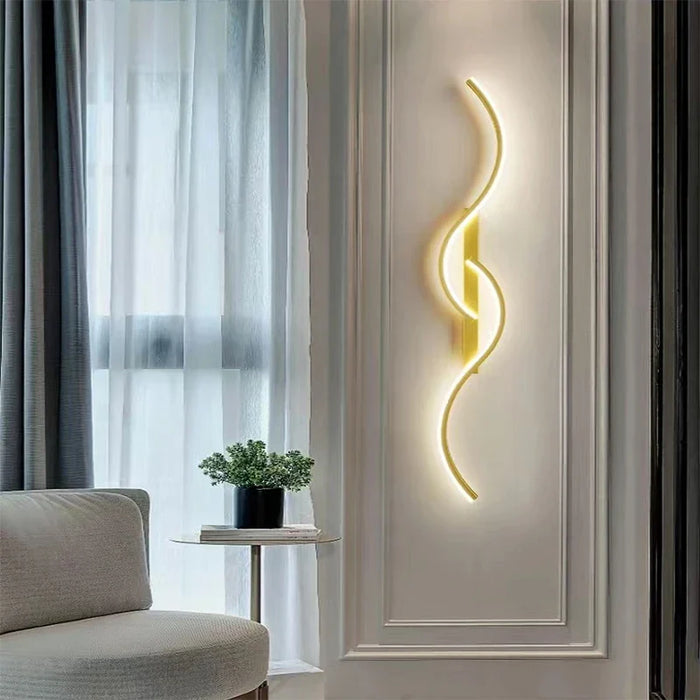 Luminara Minimalistische LED-wandlamp voor warme sfeer