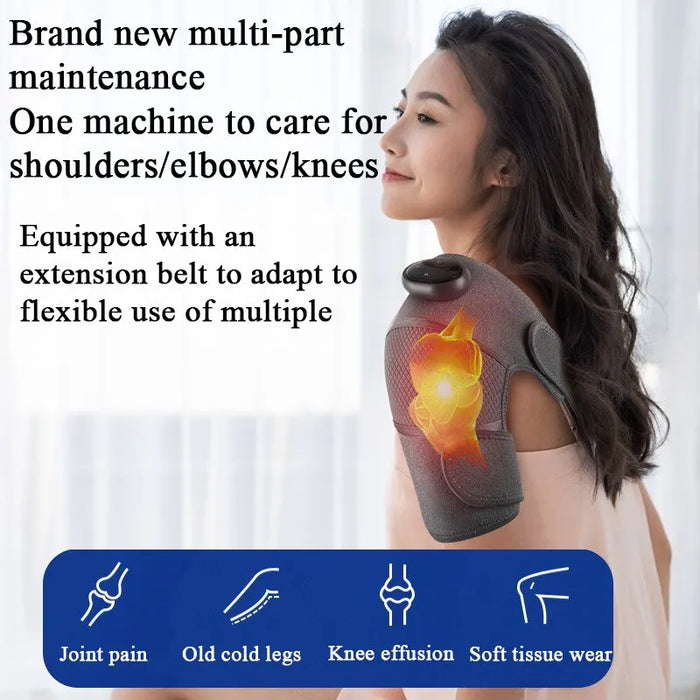 HeatCare Pro | Verwarmende Kniemassage | Draadloos Comfort | CE-gecertificeerd