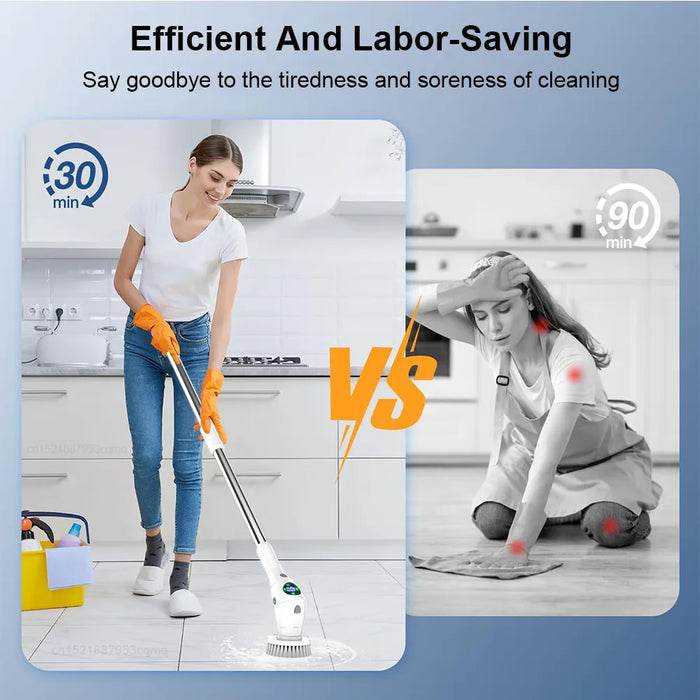 Raugee Powerclean | Elektrische Schoonmaakborstel 8-in-1