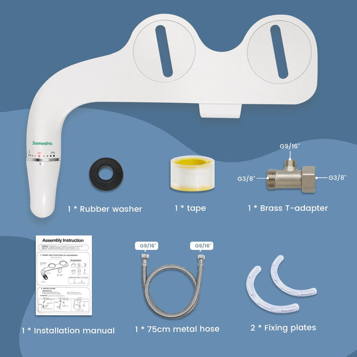SAMODRA | Luxe Bidet Bevestiging - Ultiem Comfort en Hygiëne in elke Badkamer