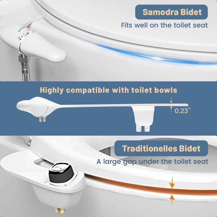 SAMODRA | Luxe Bidet Bevestiging - Ultiem Comfort en Hygiëne in elke Badkamer