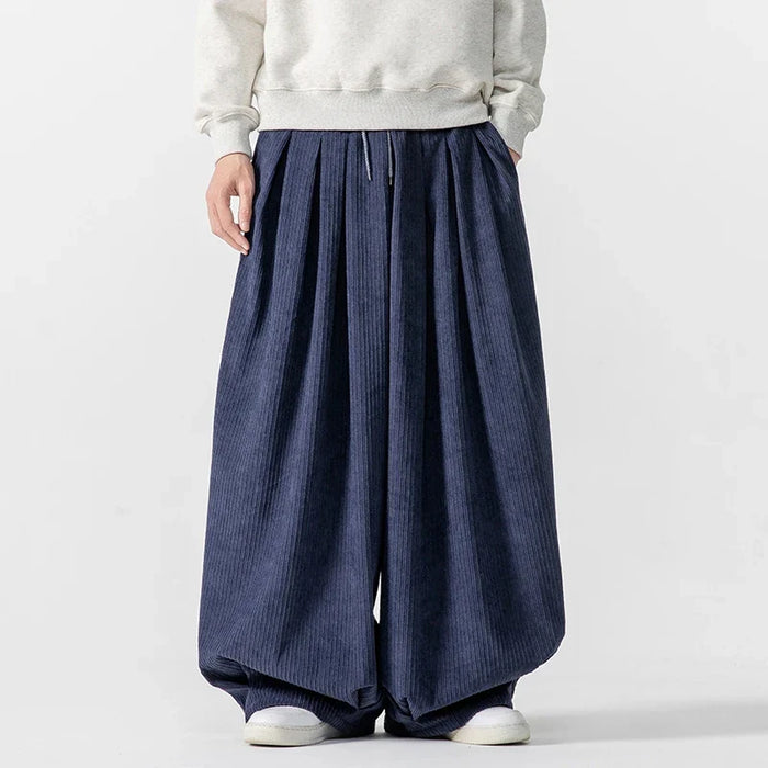 Aidrani unisex corduroy straatbroek - ontspannen en stijlvol