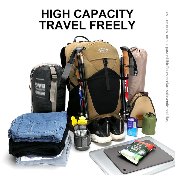 TrekFuse 35L | Interne Frame Rugzak | Weerbestendig en Duurzaam | Ontdek de Ultieme Reisgezel