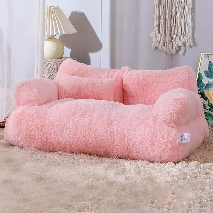 ComfortCuddle | Kattenbank | Zachte Pluche | Ademend Ontwerp | Anti-Slip Onderkant