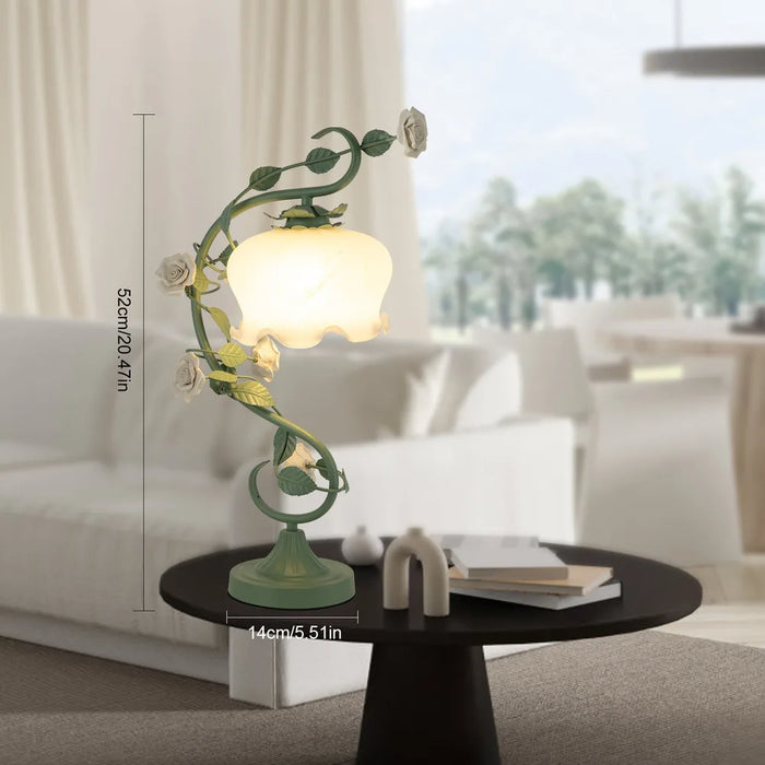 Flora - Artistieke bloemenbureaulamp met natuurthema en charme | Perfect om te lezen en te ontspannen