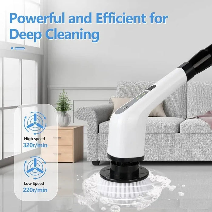TurboClean 7-in-1 Elektrische Schoonmaakborstel | Raam- en Muurreiniger
