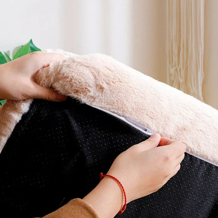 ComfortCuddle | Kattenbank | Zachte Pluche | Ademend Ontwerp | Anti-Slip Onderkant