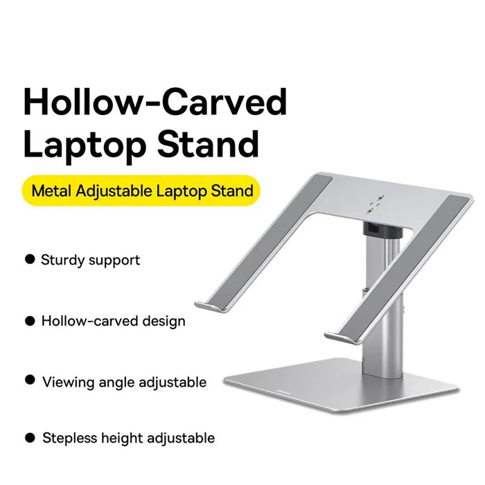 ElevateMate | Verstelbare Aluminium Laptopstandaard | Stijlvol & Ergonomisch Ontwerp! | Verrijk Jouw Werkruimte