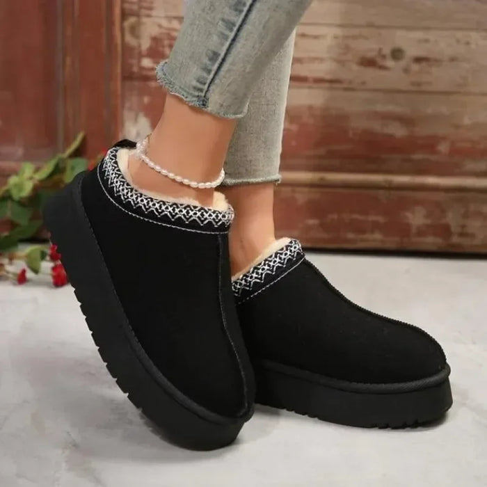 VELVERA Dames Chelsea Boots met warme stijlvolle voering
