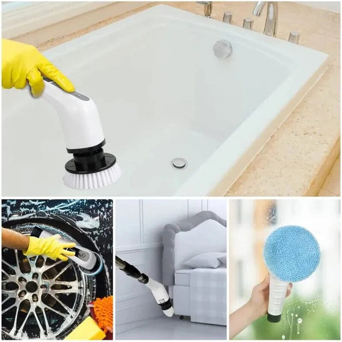 TurboClean 7-in-1 Elektrische Schoonmaakborstel | Raam- en Muurreiniger