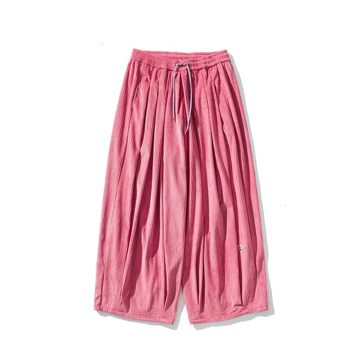 Aidrani unisex corduroy straatbroek - ontspannen en stijlvol
