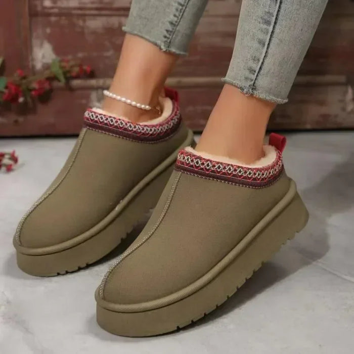VELVERA Dames Chelsea Boots met warme stijlvolle voering