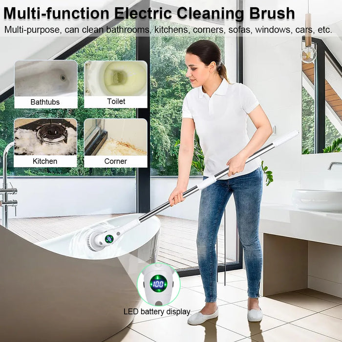 Raugee Powerclean | Elektrische Schoonmaakborstel 8-in-1
