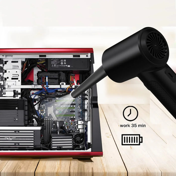 PowerClean Pro | Draadloze Luchtblazer | Diepe Reiniging