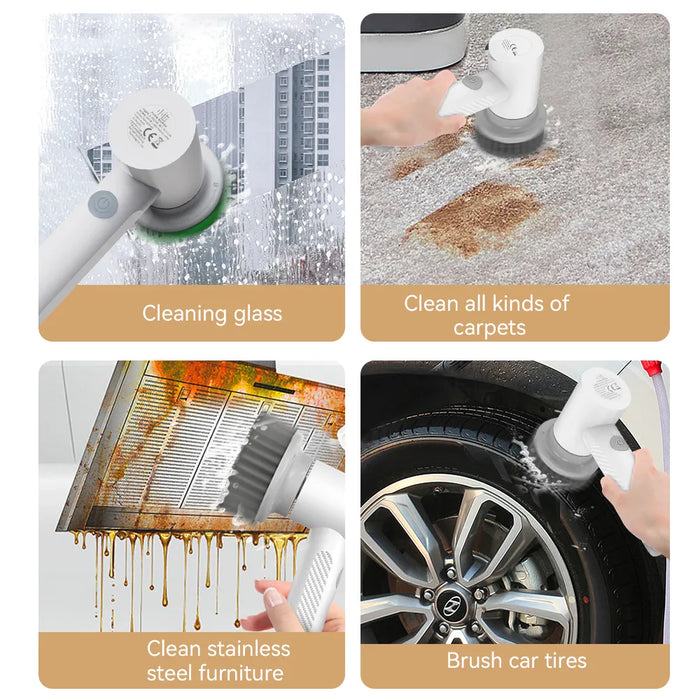 CleanPro Maxx | Draadloze Elektrische Schoonmaakborstel | Elektrische Reinigingsborstel