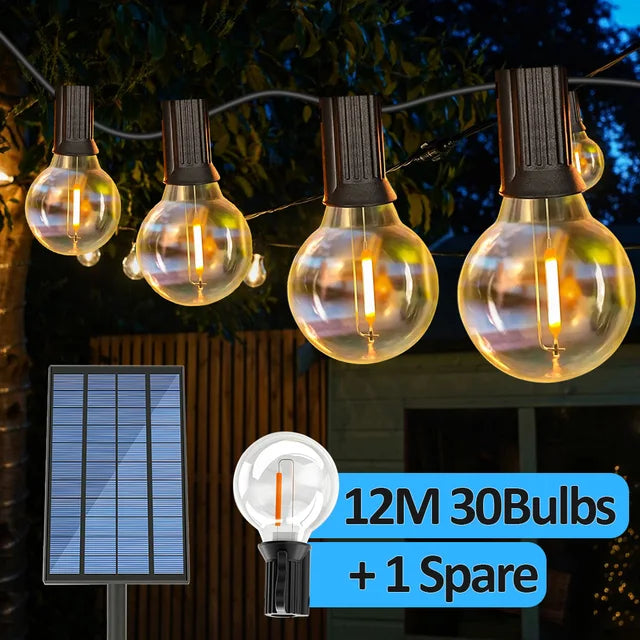 SolarLights | Terrasverlichting | Lichtslinger | Zorgeloos Genieten van Warmte en Licht
