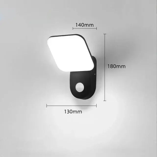 LumiGuard Tuin Gevel Verlichting PIR Bewegingssensor LED 12W