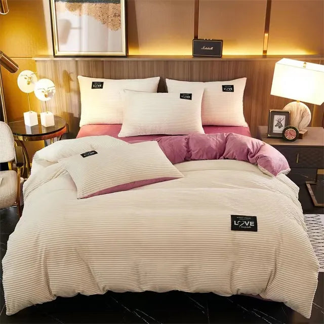 Luxueuze Velours Duvet Cover | Winterdekbedovertrek | Ongekende Warmte | Stijlvol en Comfortabel