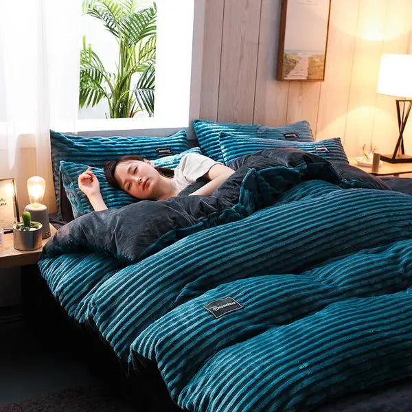 Luxueuze Velours Duvet Cover | Winterdekbedovertrek | Ongekende Warmte | Stijlvol en Comfortabel
