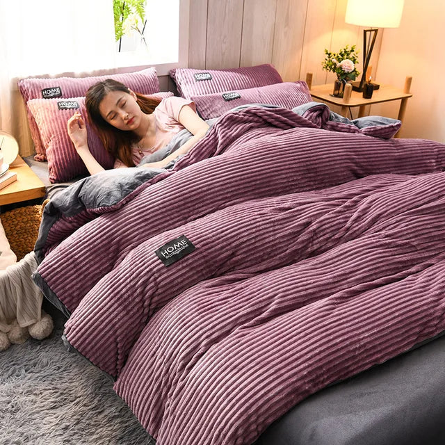 Luxueuze Velours Duvet Cover | Winterdekbedovertrek | Ongekende Warmte | Stijlvol en Comfortabel