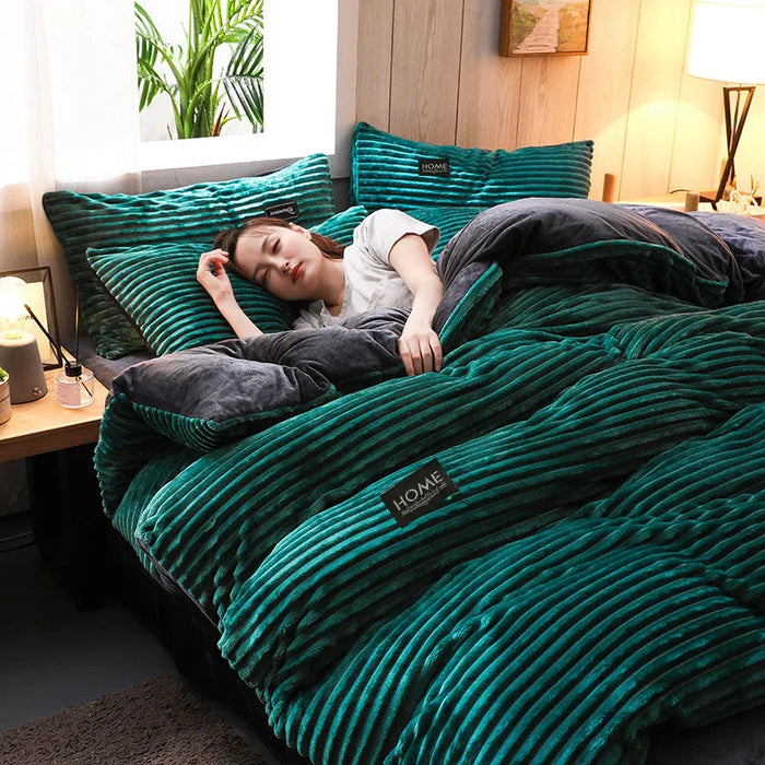 Luxueuze Velours Duvet Cover | Winterdekbedovertrek | Ongekende Warmte | Stijlvol en Comfortabel