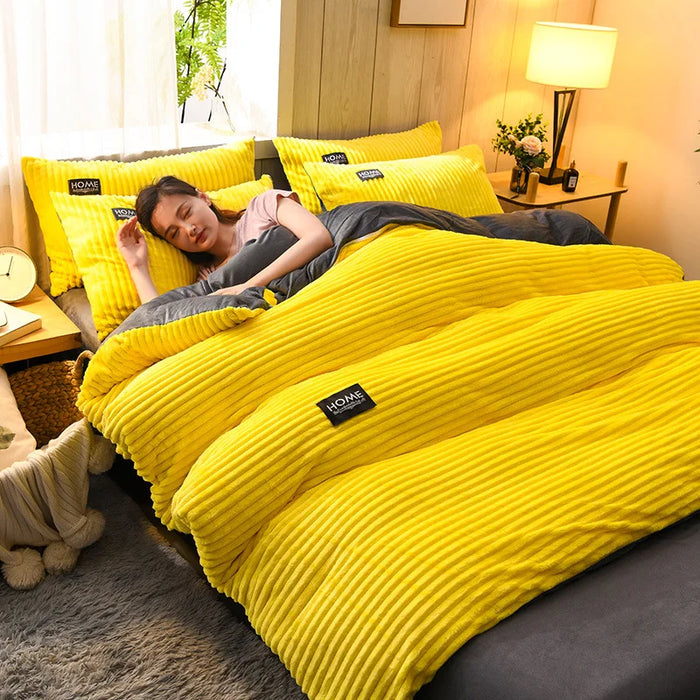 Luxueuze Velours Duvet Cover | Winterdekbedovertrek | Ongekende Warmte | Stijlvol en Comfortabel