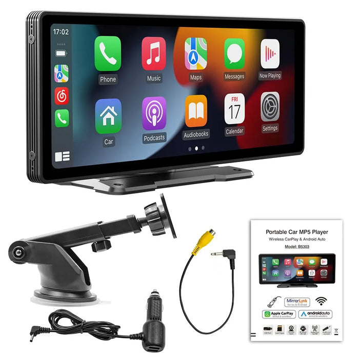 Nova | Universele 10,26” Scherm Autoradio | WiFi Video Player Carplay Scherm Voor Apple of Android