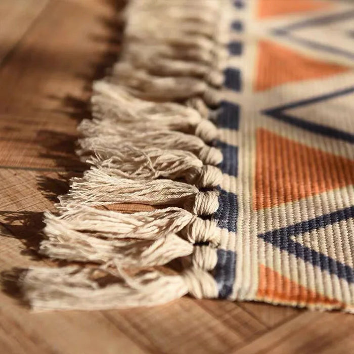 BohemianPracht | Vintage Plaid Tapijt | Sfeervol Woonkleed | Creëer een Stijlvol Thuis