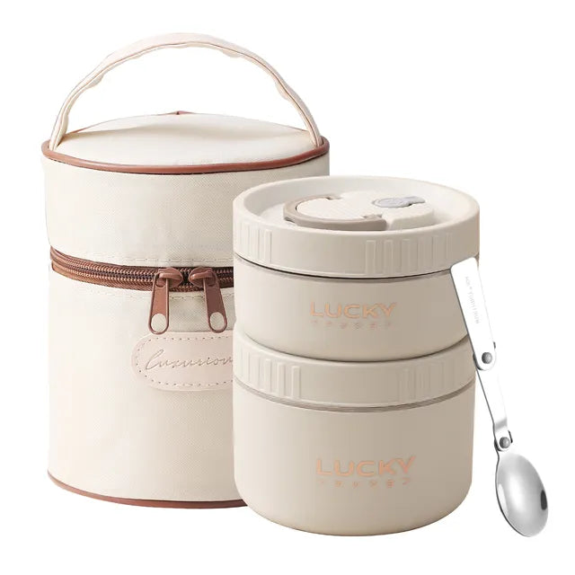 EetJoy | Bento Lunchbox Set | Houdt je eten warm | Duurzaam en stijlvol