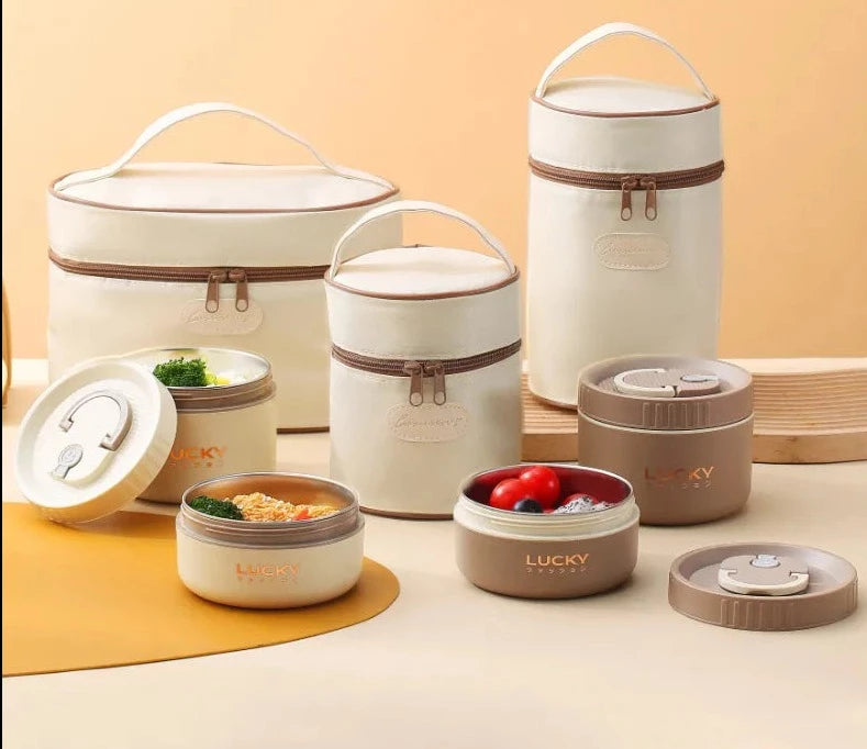 EetJoy | Bento Lunchbox Set | Houdt je eten warm | Duurzaam en stijlvol