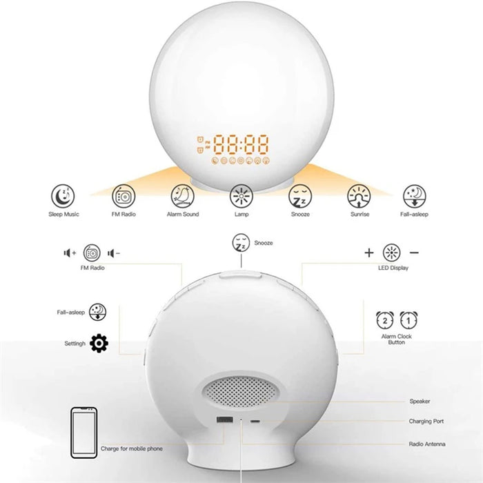 Lumina | Wake-up Light | Natuurlijk Ontwaken | Verbetert je ochtendroutine
