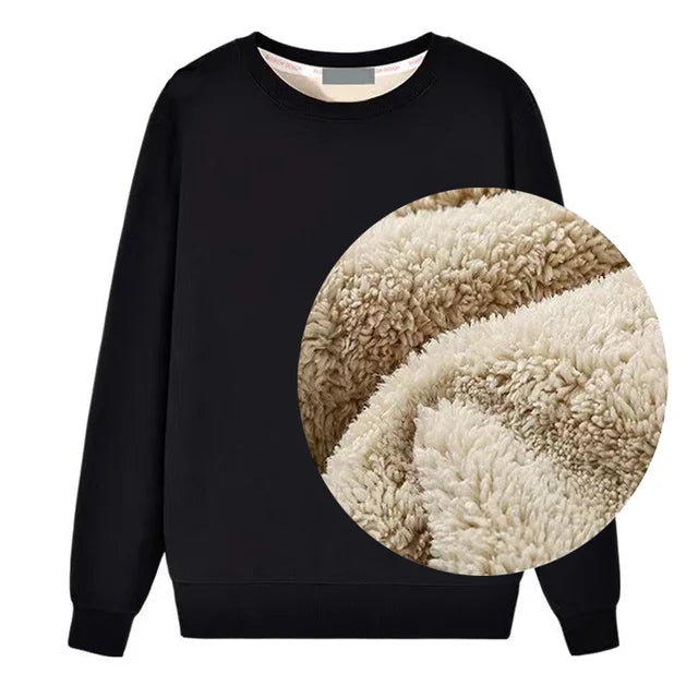 HOMER | Winter Warmte Essentiële Zaken | Heren Ondergoed Trui met Fleece Voering