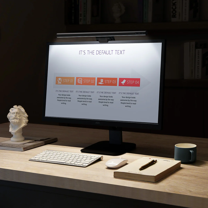 Slimme verlichting - Draadloze monitor lichtbalk voor optimale werkruimte verlichting