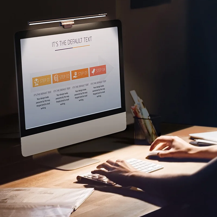 Slimme verlichting - Draadloze monitor lichtbalk voor optimale werkruimte verlichting