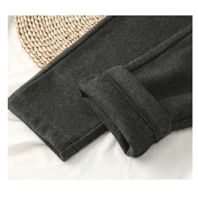 KNUSSECHIC | Wollen Dames Broek | Stijlvol en Comfortabel | Perfect voor Werk en Vrije Tijd