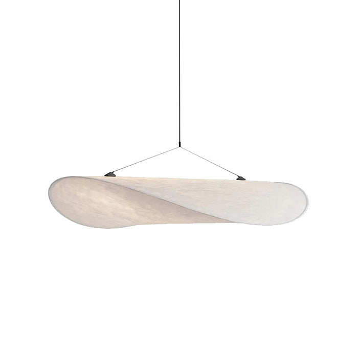 LUMINA | LED Hanglamp | Modern Metaal en Kunstzijde in Wit
