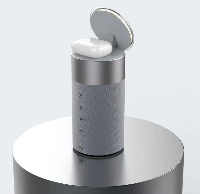 LUXBLEND | Draadloze Oplader, Bluetooth Speaker & Touch Lamp | Stijlvol Gemak voor Thuis en Kantoor