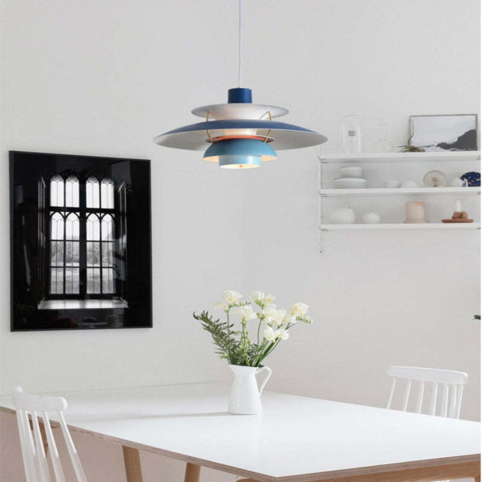 LUXLITE | LED Hanglamp in Kleurrijk Metaal | Modern Design voor Woon-, Slaap- en Eetkamer