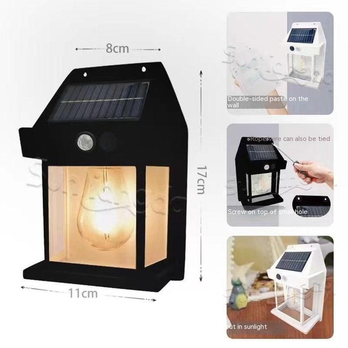 SOLARIS | Outdoor Solar Waterdichte  Tuin Wandlamp | Trendy Zonne-energie Lamp