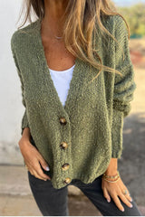 Maria - Zacht vest met stijlvolle vintage knopen voor dames