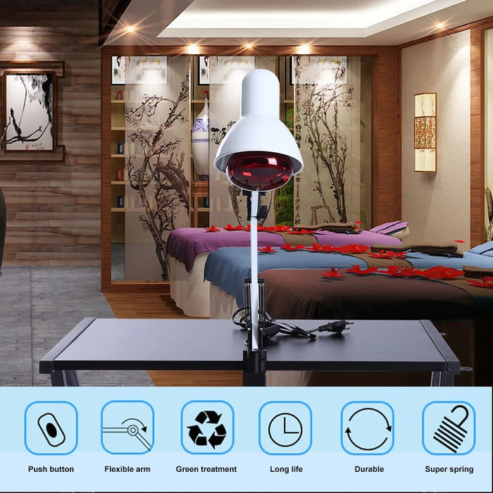 ThermaRay | Nabij Infrarood Lichttherapie Massage Lamp | Fysiotherapie en Verwarming