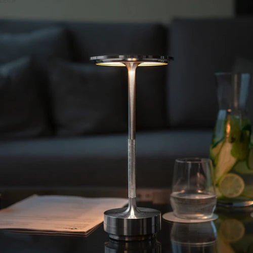LuminaLux | Draadloze Designlamp | USB Oplaadbaar | Touch-bediening | Tafellamp | Sfeerverlichting