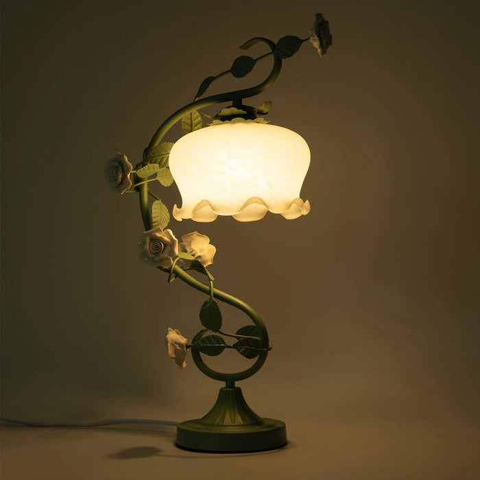 Flora - Artistieke bloemenbureaulamp met natuurthema en charme | Perfect om te lezen en te ontspannen