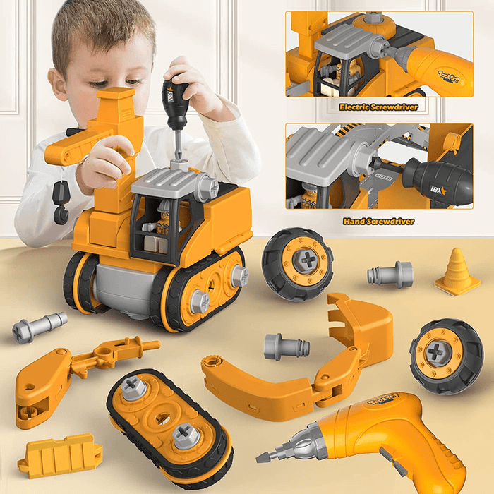 Max - Avontuurlijke speelgraafmachine met verwisselbare accessoires Finn Brands