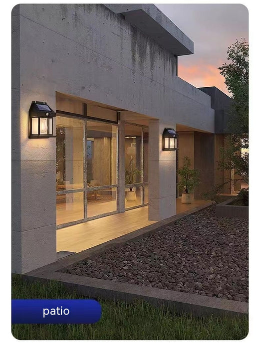 SOLARIS | Outdoor Solar Waterdichte  Tuin Wandlamp | Trendy Zonne-energie Lamp